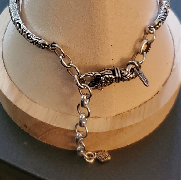 925 Sterling Silver Peace Bracelet - Picture 9 of 9